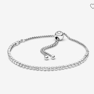 PANDORA SPARKLING SLIDER TENNIS BRACELET